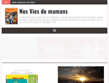 Tablet Screenshot of nosviesdemamans.com